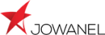 Logo Jowanel - Estrela vermelha do lado da escrita Jowanel